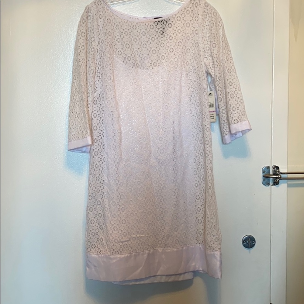 Laundry by shelli Segal white lace drs
